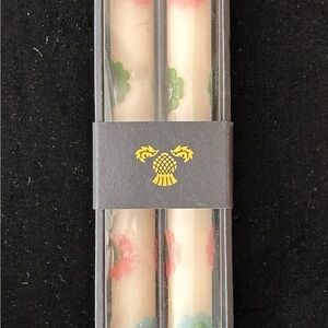 Floral Taper Candles